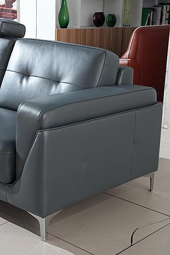 Divani Casa Markham Modern Grey Bonded Leather Chair by VIG Furniture