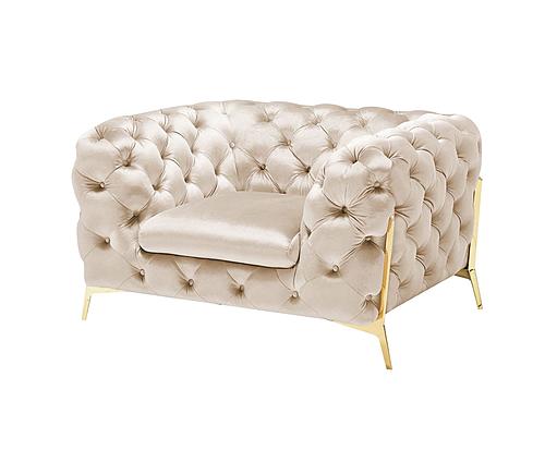 Divani Casa Sheila - Transitional Light Beige Fabric Chair by VIG Furniture