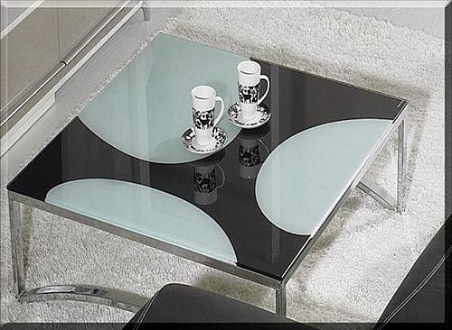 Cj-066 Modern Black Glass Coffee Table by VIG Furniture