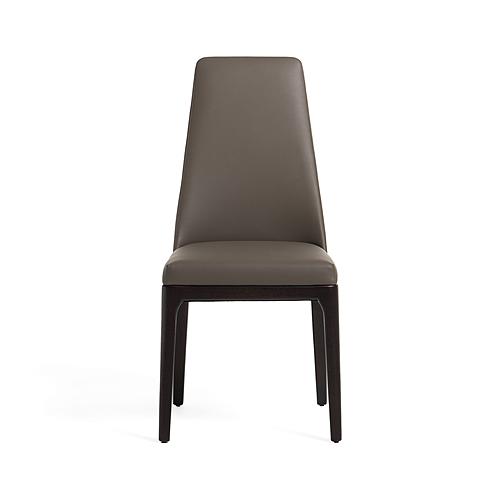 Modrest Encino - Modern Grey & Timber Chocolate Dining Chair (Set of 2) by VIG Furniture