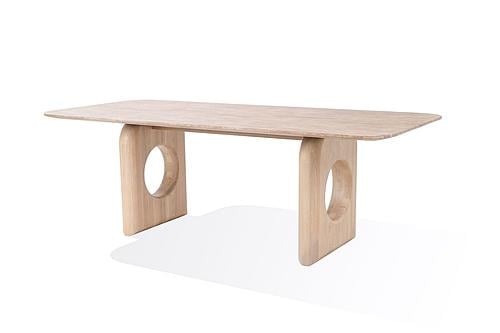 Nova Domus Osaka - Modern Faux Marble + Natural Ash Dining Table by VIG Furniture