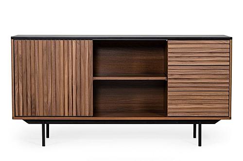 Modrest Maggie - Modern Walnut and Grey Buffet by VIG Furniture