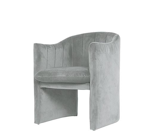 Modrest Danube Modern Grey Fabric Dining Chair - Thumbnail 5