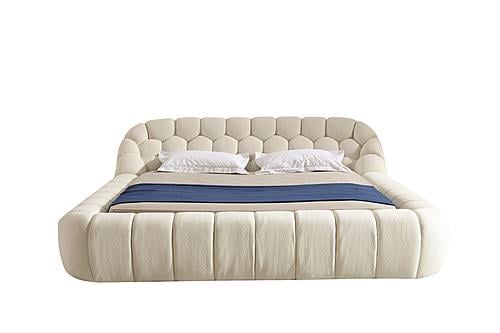 Divani Casa Yolonda - Modern Off-White Fabric Bed - by VIG Furniture