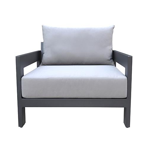 Renava Wake - Modern Charcoal Outdoor Lounge Chair by VIG Furniture