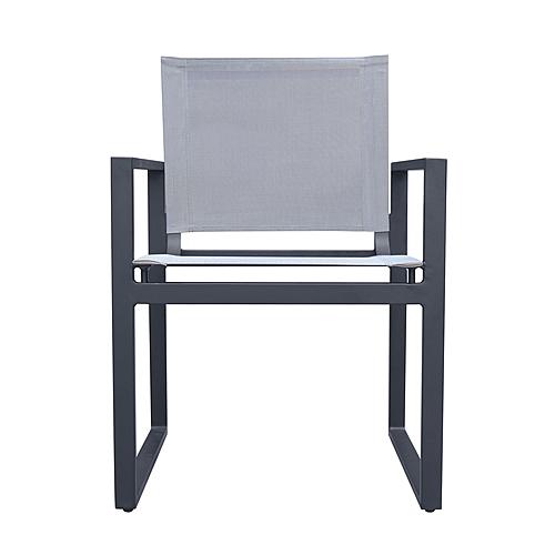 Renava Kayak - Modern Charcoal Outdoor Dining Armchair (Set of 2) by VIG Furniture