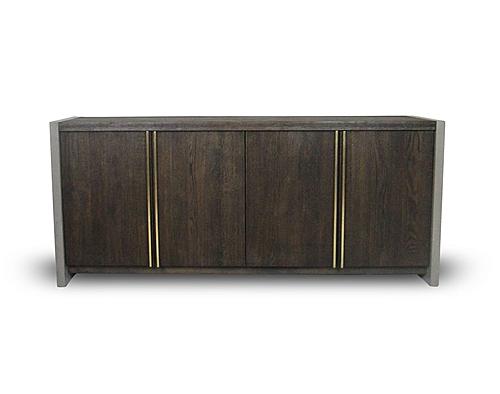 Modrest June - Modern Dark Grey & Walnut Buffet by VIG Furniture