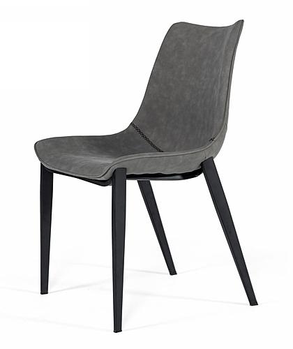 Modrest Frasier - Modern Grey Eco-Leather Dining Chair (Set of 2 ) by VIG Furniture