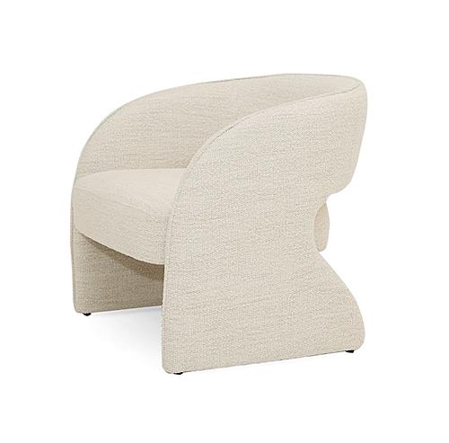 Modrest Luby - Modern Cream Fabric Accent Chair by VIG Furniture