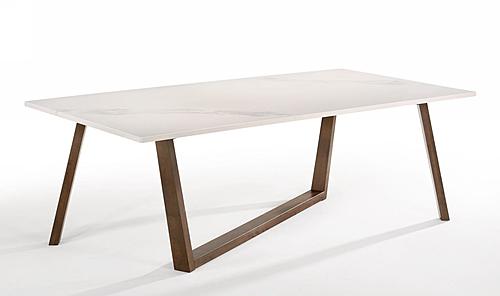 Nova Domus Jozy - Modern Marble & Walnut Dining Table by VIG Furniture