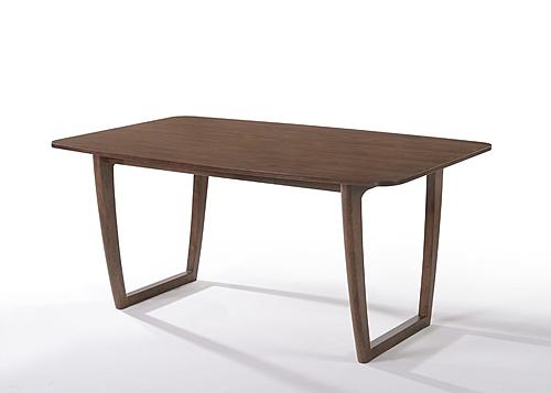 Modrest Jordan Modern Walnut & Grey Dining Set w/6 Chairs by VIG Furniture