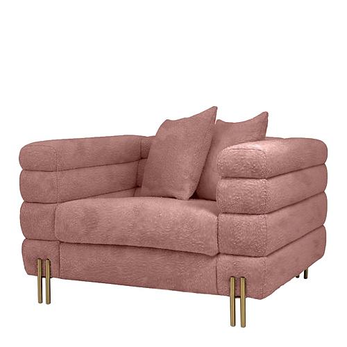 Divani Casa Branson - Pink Velvet Accent Chair by VIG Furniture