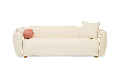 Modrest - Winfree Modern Off White Fabric 3-Seater Sofa by VIG Furniture