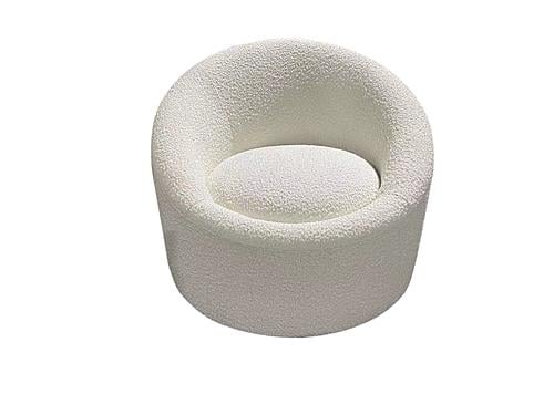 Modrest Frontier - Glam White Fabric Accent Chair by VIG Furniture