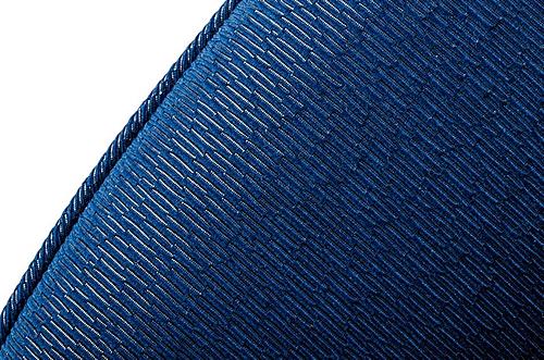 Modrest Niagra - Glam Blue and Gold Fabric Accent Chair by VIG Furniture