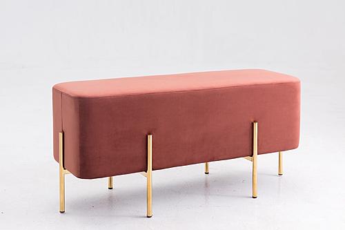 Modrest Ranger Modern Copper Fabric Bench by VIG Furniture