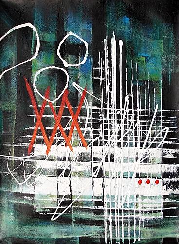 Modrest ADC3510 - Abstract Oil Painting by VIG Furniture