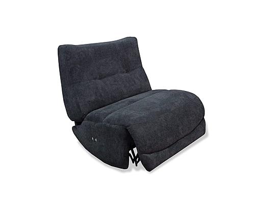 Divani Casa Basil - Modern Dark Grey Fabric Large Electric Recliner Chair by VIG Furniture