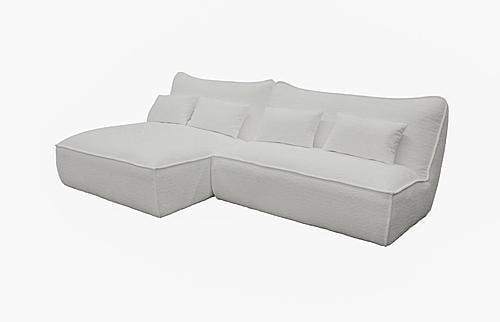 Divani Casa Racine - Modern White Fabric Modular Sectional Sofa by VIG Furniture