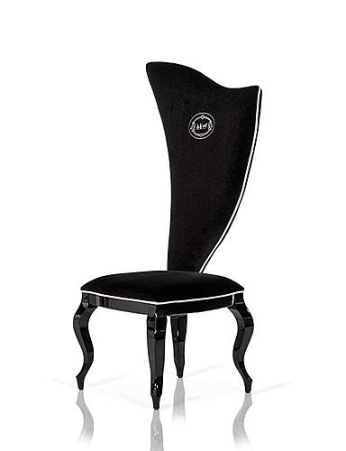 A&X Sovereign - Transitional Black Fabric Chair (Set of 2) by VIG Furniture