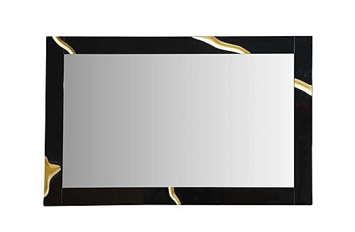 Modrest Aspen - Modern Black Large Mirror by VIG Furniture