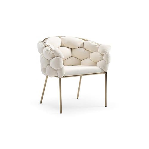 Modrest Debra Modern Off-White Fabric Dining Chair by VIG Furniture