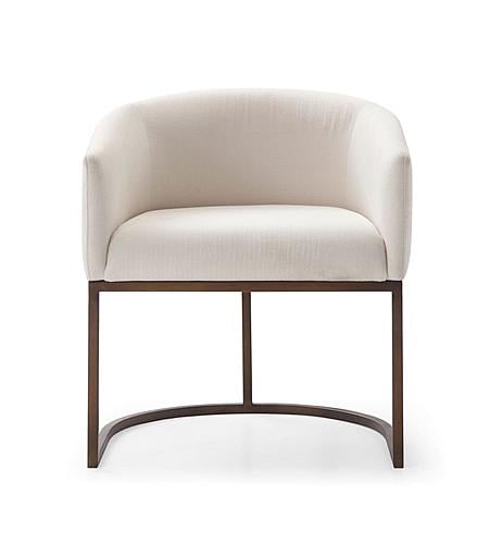 Modrest Elisa - Modern Off White & Brass Dining Chair by VIG Furniture