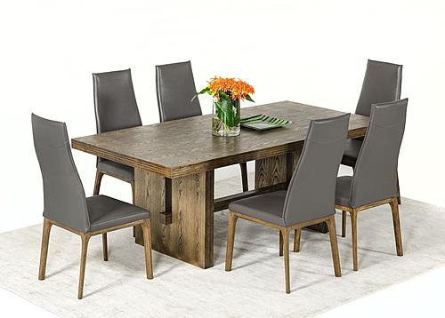 Modrest Cologne Modern White Wash Oak Dining Table by VIG Furniture