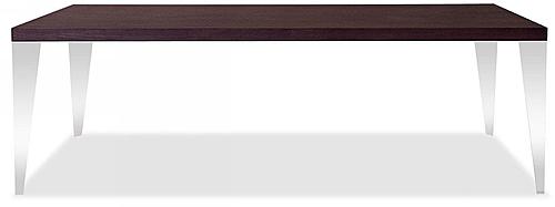 Daytona Modern Brown Oak Rectangle Dining Table by VIG Furniture