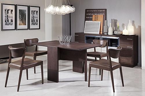 Modrest Union Modern Brown Oak Folding Dining Table by VIG Furniture
