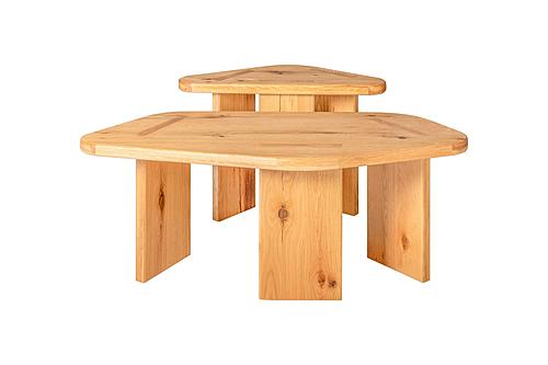 Modrest Jack - Modern Natural Wood Coffee Table Set by VIG Furniture