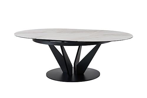 Modrest Alberta - Modern Black and White Ceramic Extendable 59