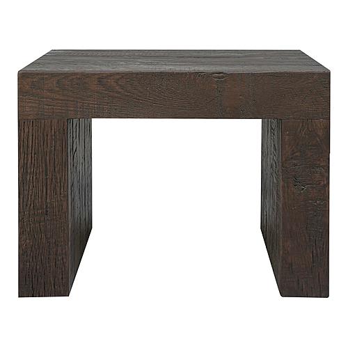 Evander Dining Stool Rustic Brown by Moe's Home Collection