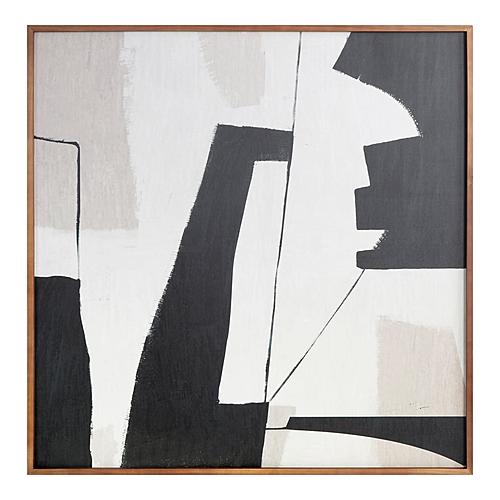 Nostalgia Framed Painting Warm Palette by Moe's Home Collection