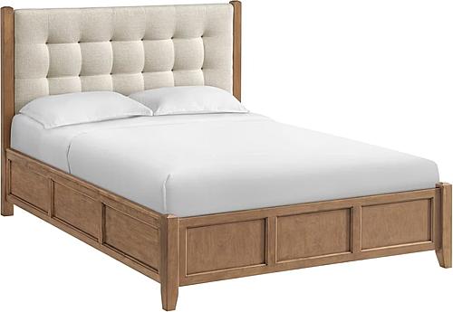 McKenzie Upholstered Rail Bed by Whittier Wood Furniture