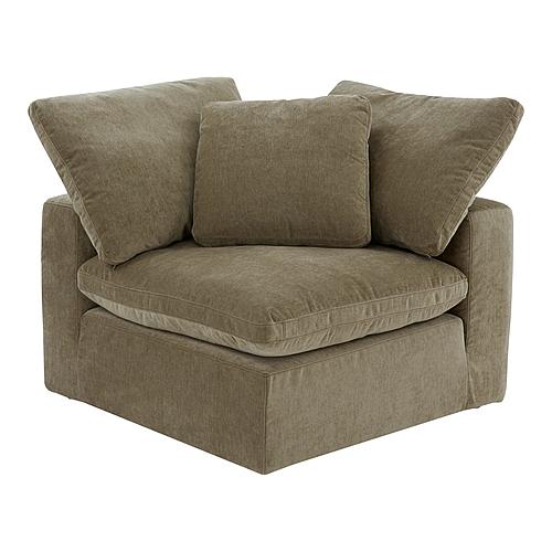 Terra Corner Chair Resist Fabric Desert Sage by Moe's Home Collection