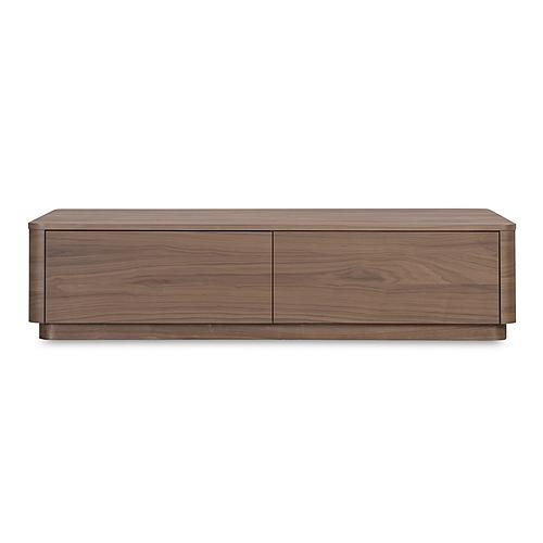 Round Off Coffee Table Walnut by Moe's Home Collection