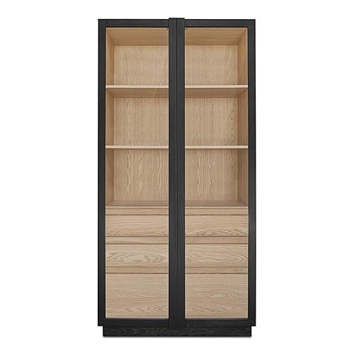 Charlotte Tall Cabinet Black by Moe's Home Collection