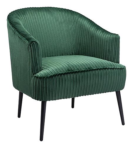 Ranier Accent Chair Green by Zuo Modern