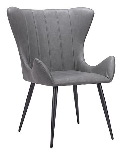 Alejandro Dining Chair Vintage Black (Set of 2) by Zuo Modern