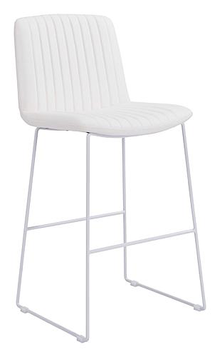 Mode Bar Chair White (Set of 2) by Zuo Modern