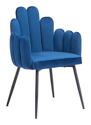 Noosa Dining Chair Navy Blue (Set of 2) by Zuo Modern