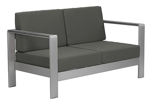 Cosmopolitan Sofa Gray by Zuo Modern