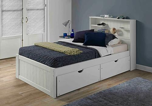 Newport Bookcase Bed White by Innovations