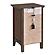 McKenzie Small 3-Drawer Nightstand, Java by Whittier Wood Furniture