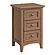 McKenzie Small 3-Drawer Nightstand, Pecan by Whittier Wood Furniture