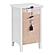 McKenzie Small 3-Drawer Nightstand, Snowbound by Whittier Wood Furniture