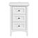 McKenzie Small 3-Drawer Nightstand, Snowbound by Whittier Wood Furniture