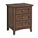 McKenzie 3-Drawer Nightstand, Java by Whittier Wood Furniture
