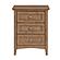 McKenzie 3-Drawer Nightstand, Pecan by Whittier Wood Furniture